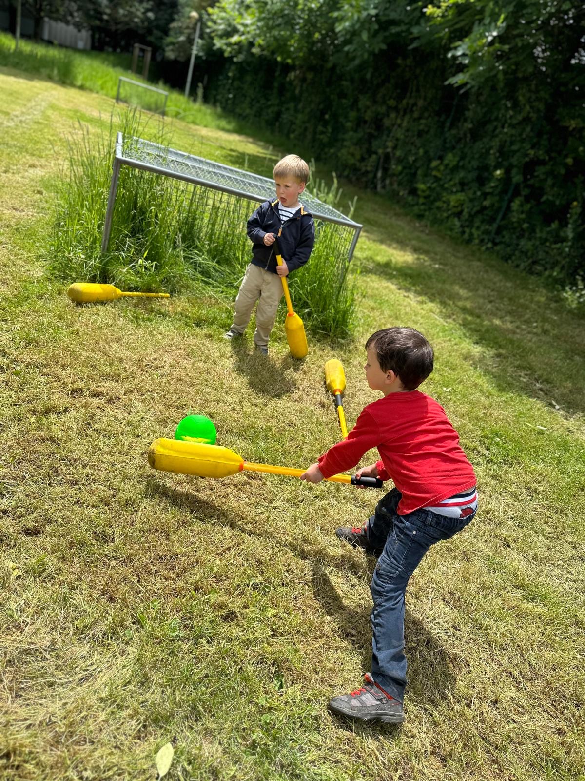 Sporten op de kleutersportdag