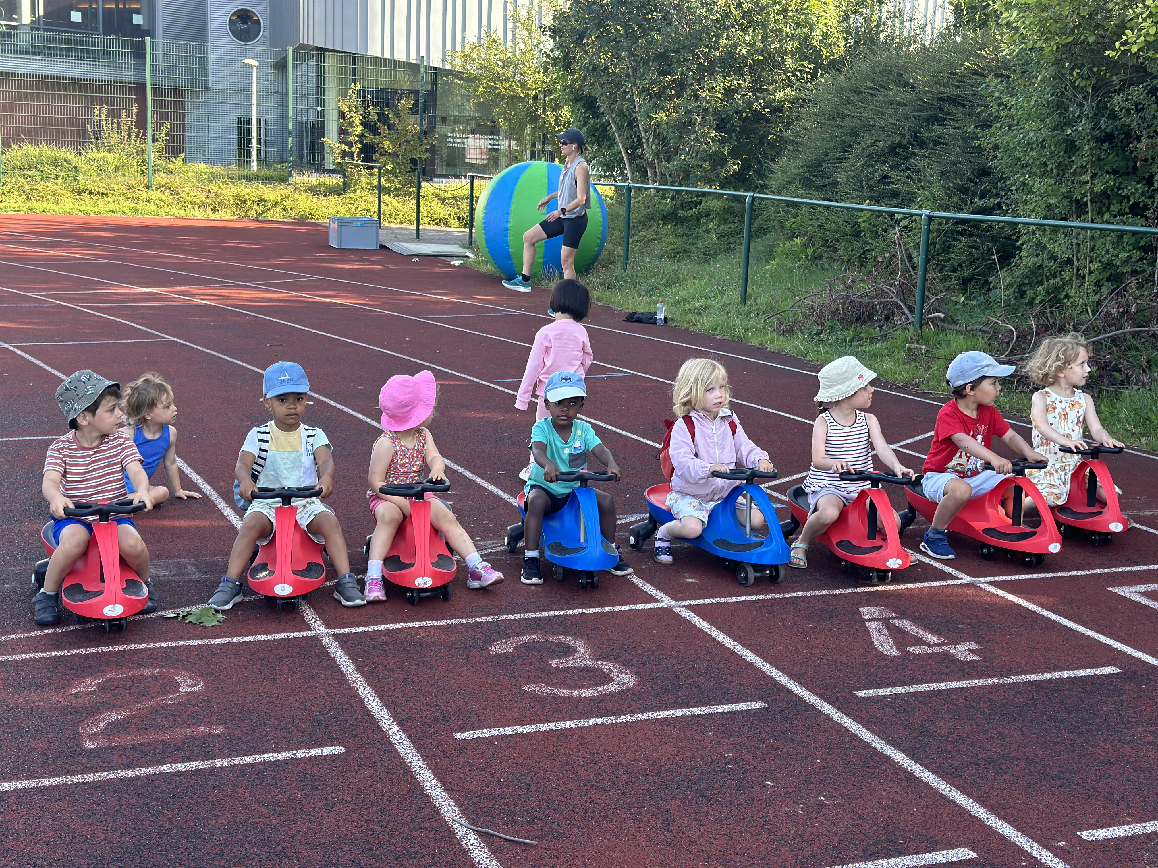 kleuters go-carts
