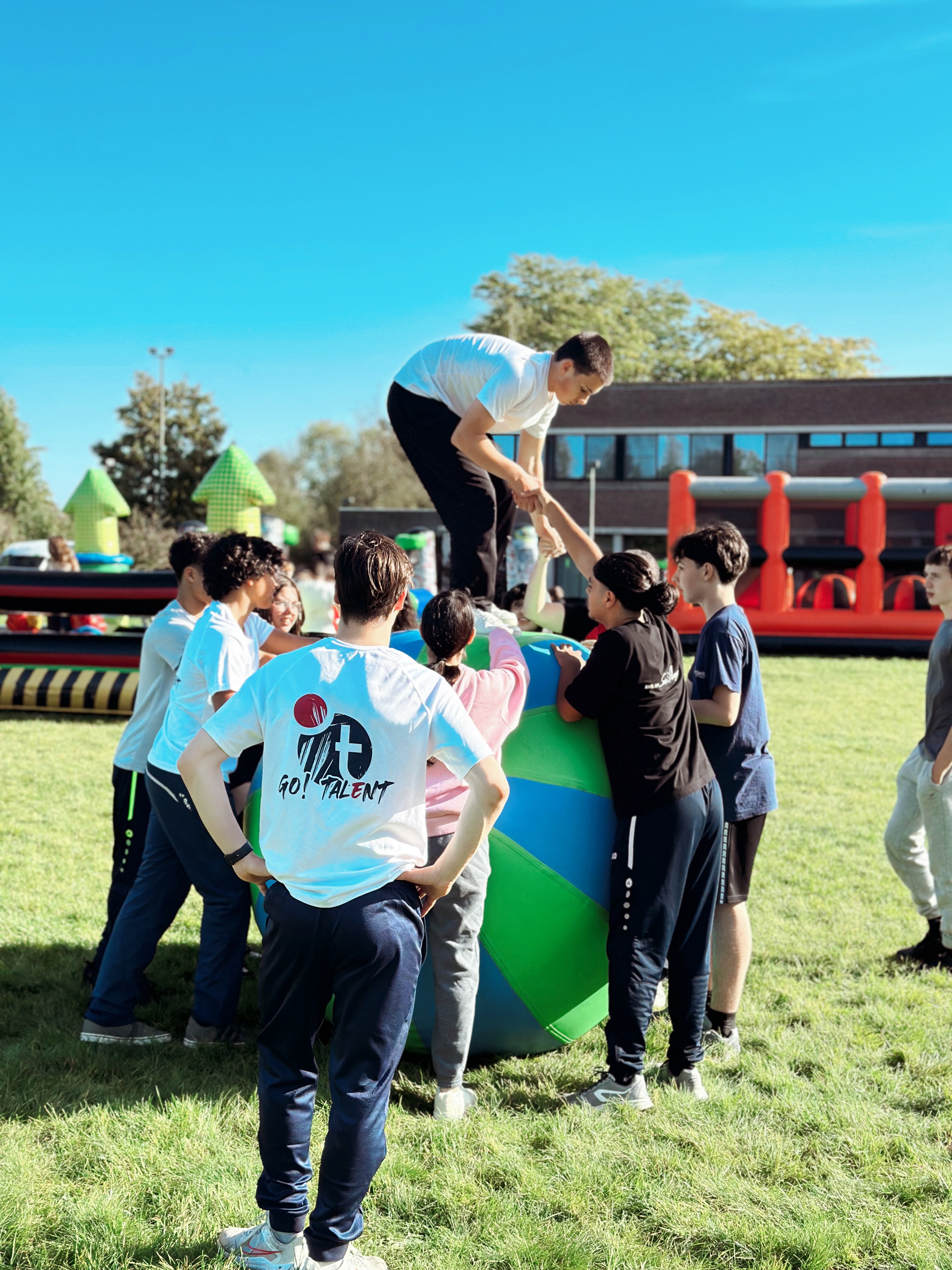 Reuzeballen teambuilding en sportdag
