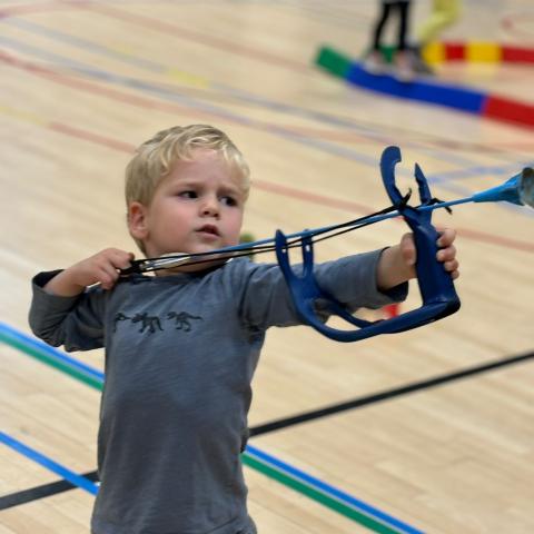 Boogschieten voro jonge kinderen